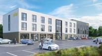 CGI of the planned hotel as part of the Higher Trewhiddle Farm development in St Austell CGI of the planned hotel as part of the Higher Trewhiddle Farm development in St Austell